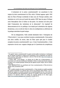 Le pouvoir normatif du juge constitutionnel gabonais