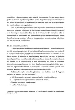 Économie de proximité et externalité