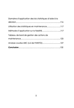 Concis des méthodes d'ordonnancement appliquées à la maintenance
