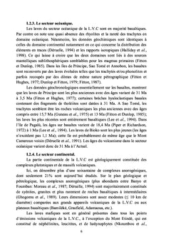 Les lherzolites à spinelle de Gangassaou et Liri