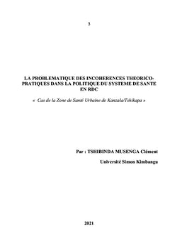 REVUE DE SANTE ET MEDECINE