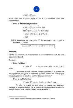 Structures des Groupes