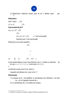 Structures des Groupes