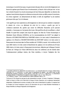 BLANCHIMENT DE CAPITAUX ET FINANCEMENT DU TERRORISME