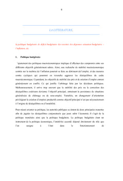 Incidence du déficit budgétaire sur l'inflation en RDC de 2002 à 2018