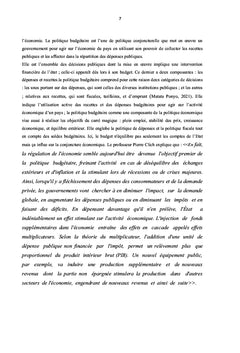 Incidence du déficit budgétaire sur l'inflation en RDC de 2002 à 2018