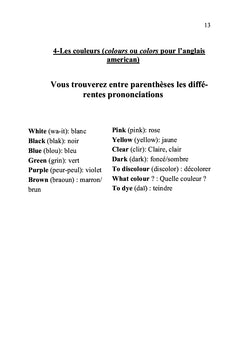 Anglais facile