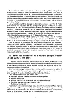 PERSPECTIVES DE GESTION CONCERTEE DES RESSOURCES SYLVOPASTORALES :