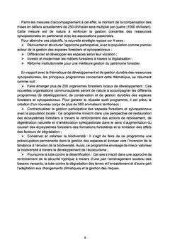 PERSPECTIVES DE GESTION CONCERTEE DES RESSOURCES SYLVOPASTORALES :