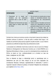 Référentiel de stage clinique des professionnels de santé
