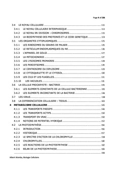 BIOLOGIE CELLULAIRE