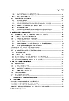 BIOLOGIE CELLULAIRE