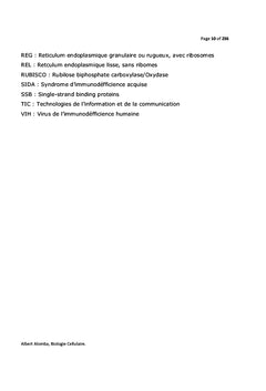 BIOLOGIE CELLULAIRE