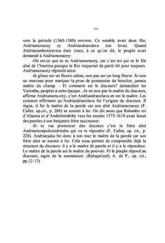 Discours kabary betsileo