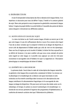 Aspect lexical et variation du bétiné ou éotilé