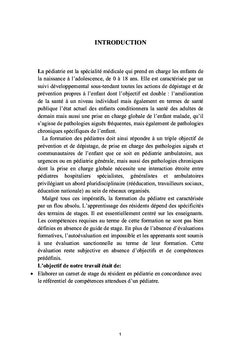 Projet d'élaboration d'un outil pédagogique: carnet de stage