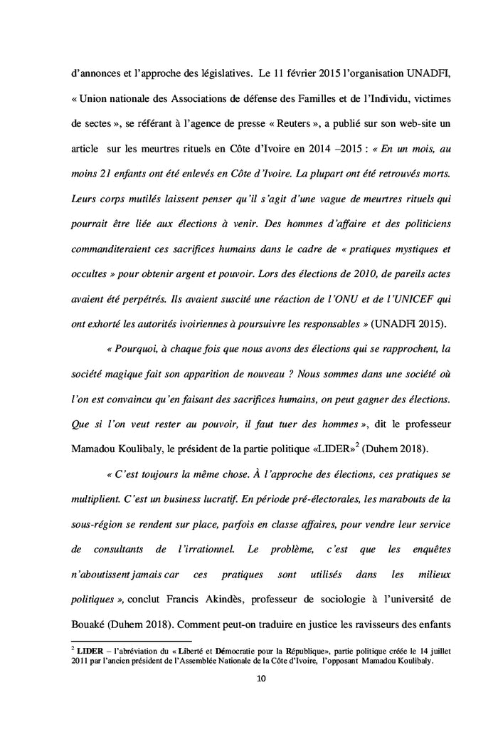 Sorcellerie et mobilité sociale