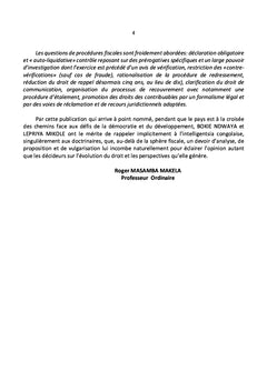 Procédures fiscales Congolaises