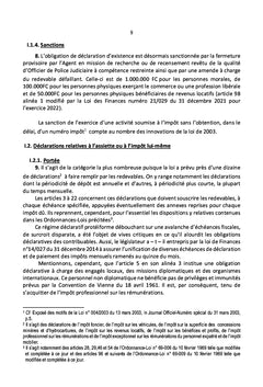 Procédures fiscales Congolaises