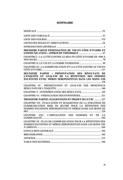 Communication et bien-être des séropositives en Côte d'Ivoire