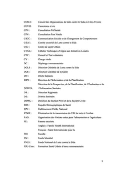 Communication et bien-être des séropositives en Côte d'Ivoire