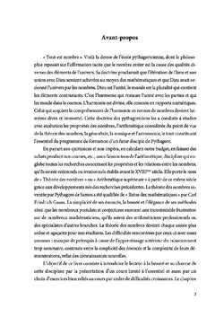 Cours de théorie des nombres