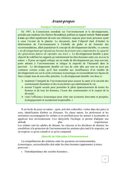Education Environnementale: