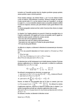 Algèbre générale, algèbre linéaire et euclidienne