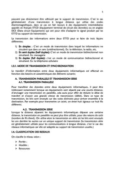 Cours de réseaux informatiques