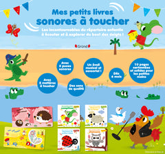 Mes premières petites comptines : un livre sonore à toucher