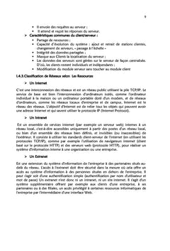 Cours de réseaux informatiques