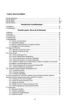 Prise en Charge des Arthrites Juvéniles Idiopathiques