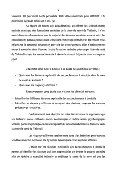 Facteurs déterminants les accouchements à domiciles