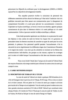 Facteurs déterminants les accouchements à domiciles