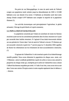 Facteurs déterminants les accouchements à domiciles