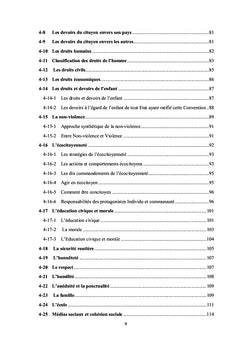L'éducation au civisme et à la citoyenneté