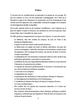 L'éducation au civisme et à la citoyenneté