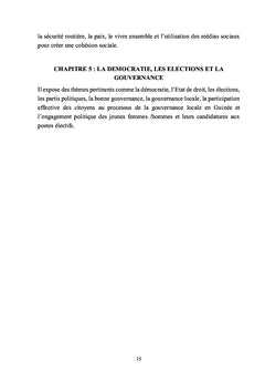 L'éducation au civisme et à la citoyenneté