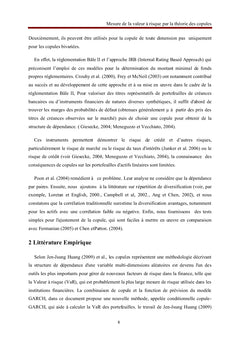 Mesure de la Valeur à Risque par la Théorie des Copules