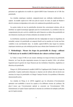 Mesure de la Valeur à Risque par la Théorie des Copules