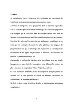 Réalisation d'un compilateur pédagogique