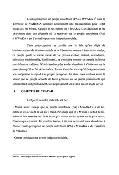 Auto-perception de peuple autochtone (P. A)