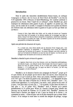 Recherches sur Stendhal Vol.III