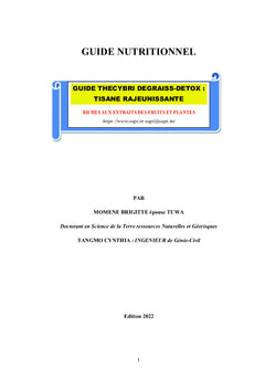 GUIDE NUTRITIONNEL CYBRI NATURE: TISANE RAJEUNISSANTE