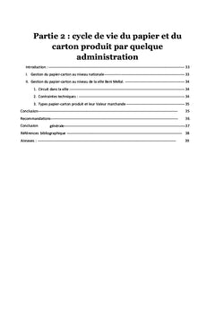 La sensibilisation et la participation au tri des déchets