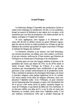 Quand la littérature africaine rime avec l'excellence