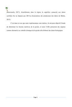 La pyrale des dattes dans la région de Biskra - Algérie
