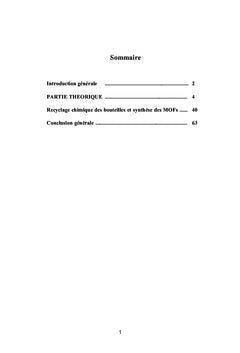 Valorisation du poly(éthylène téréphtalate) PET