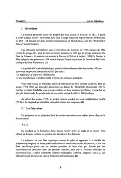Valorisation du poly(éthylène téréphtalate) PET
