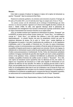 Appropriation illégale de l'espace en Afrique